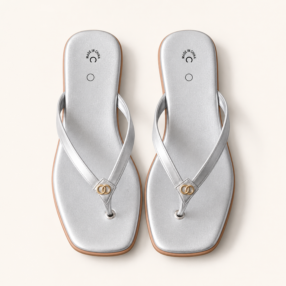 AYANA Essence – Sandalias Metalizado