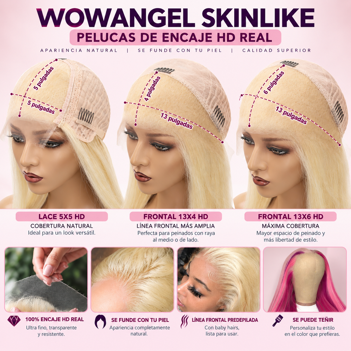 Alessia Blonde HD Lace Wig