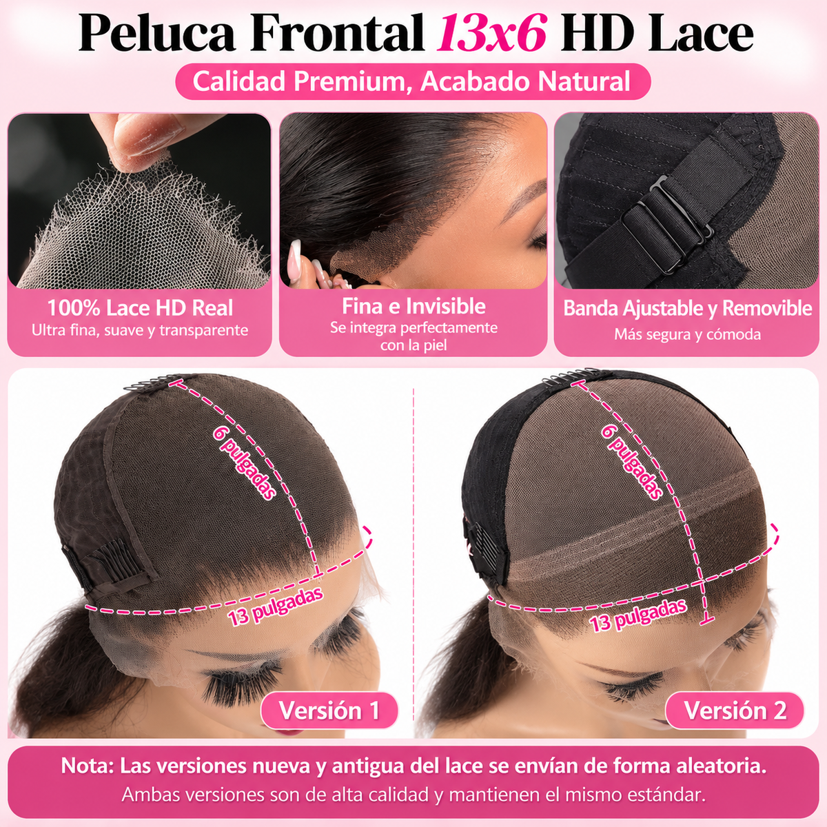 Peluca 1B/27 Highlight Body Wave HD Lace